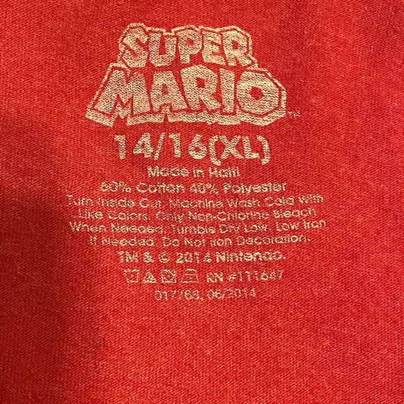 Price Negotiable* Super Mario Long Sleeve Tee - Picture 5 of 5